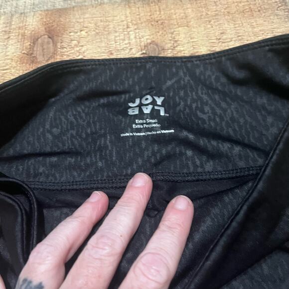 JoyLab BUNDLE 2 Women's Black & Red Reptile Print Athletic Leggings Sz XS Gym - Picture 4 of 8